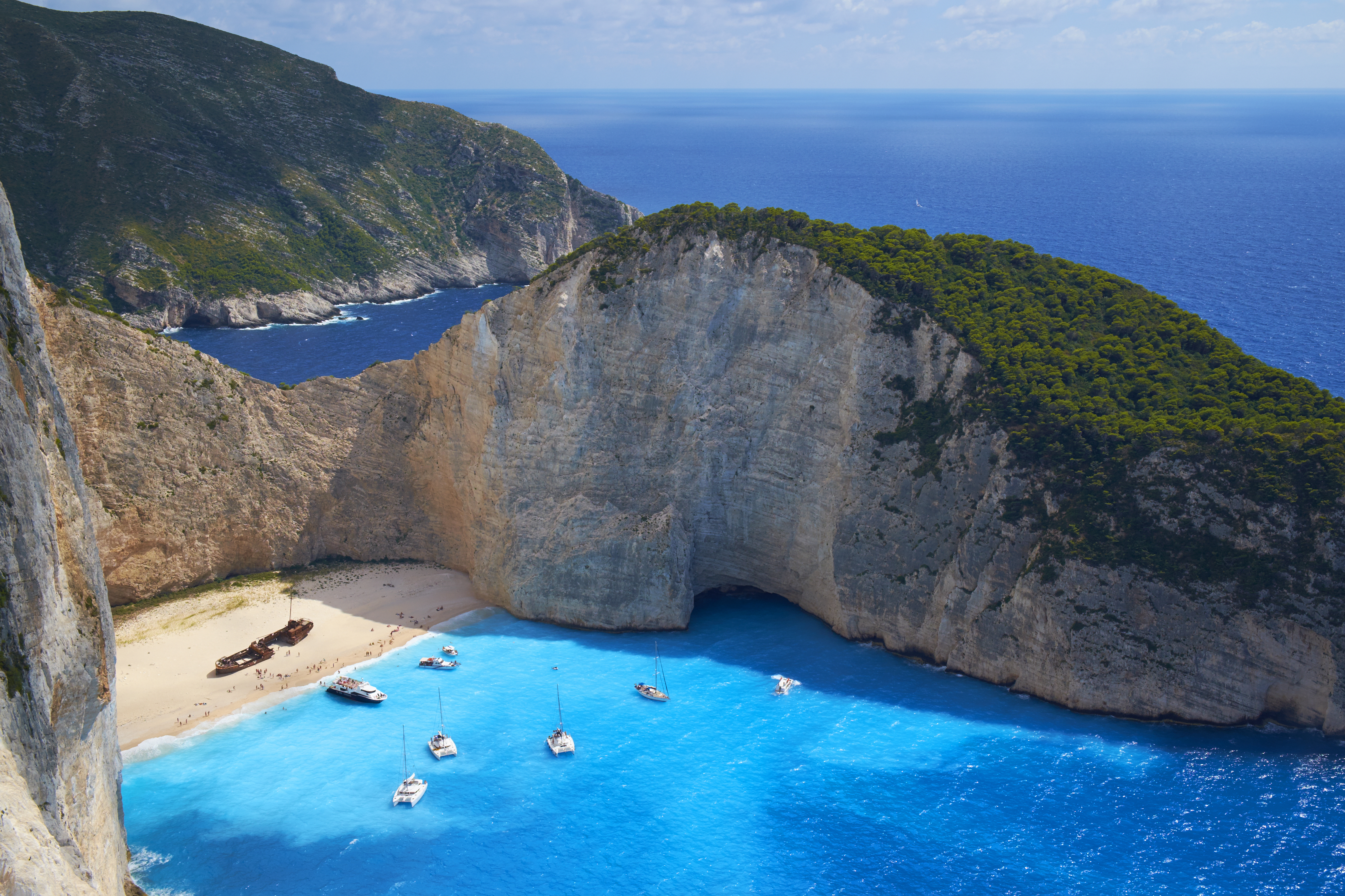 Navagio Beach, a stunning cove in Zakynthos