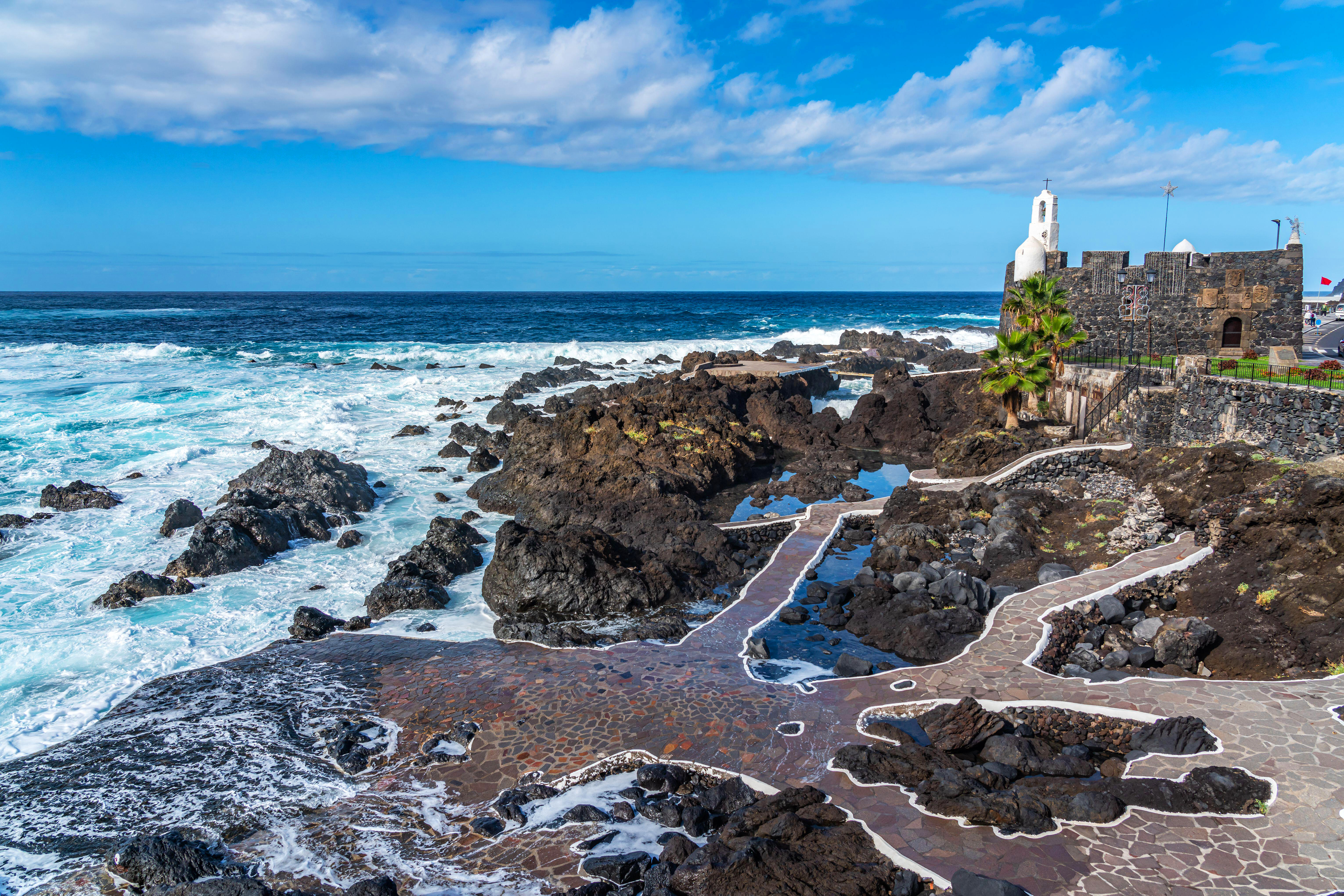 The natural pools of Garachico in Tenerife