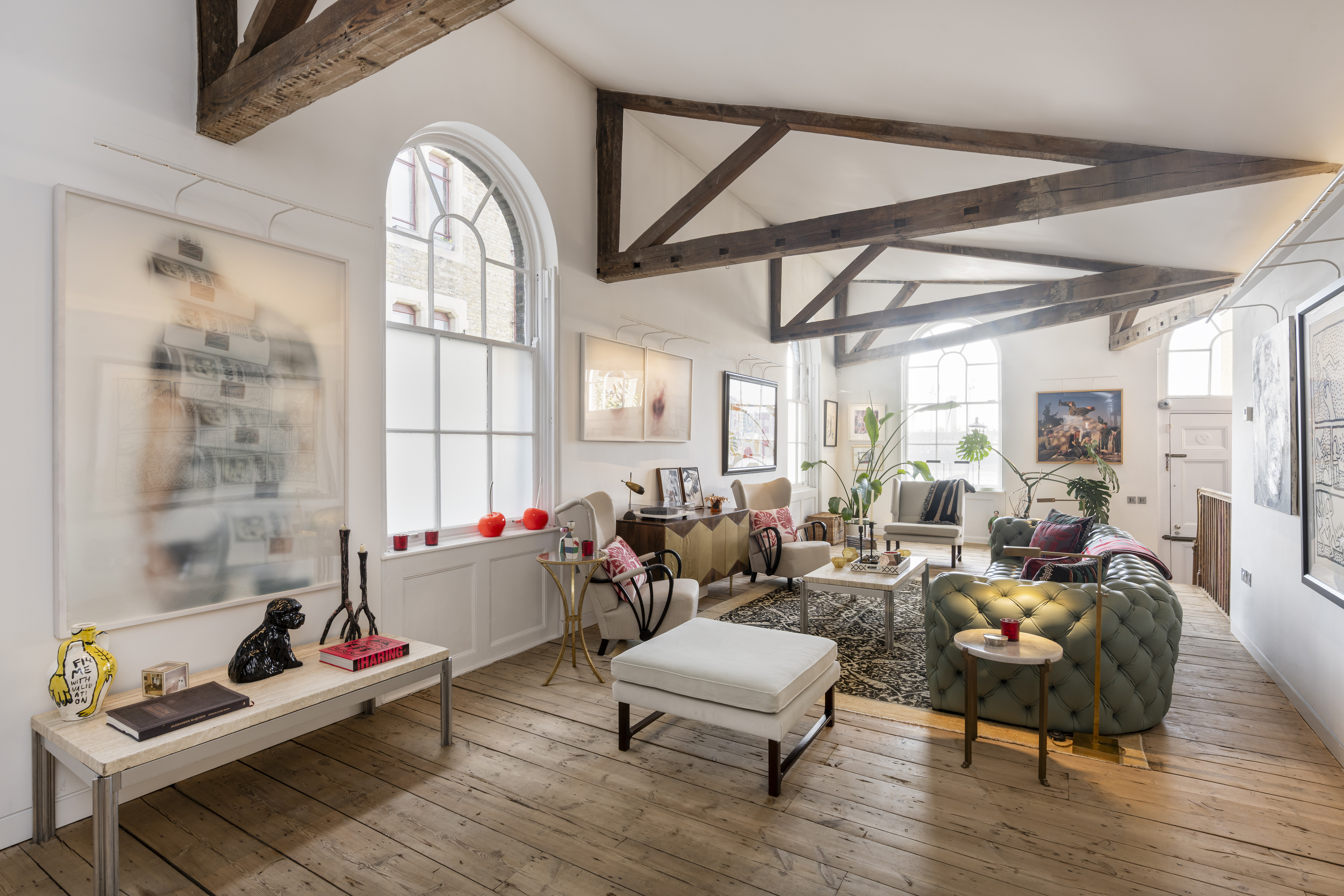 Graham Norton's Wapping home, currently on the market for £4.95 million.