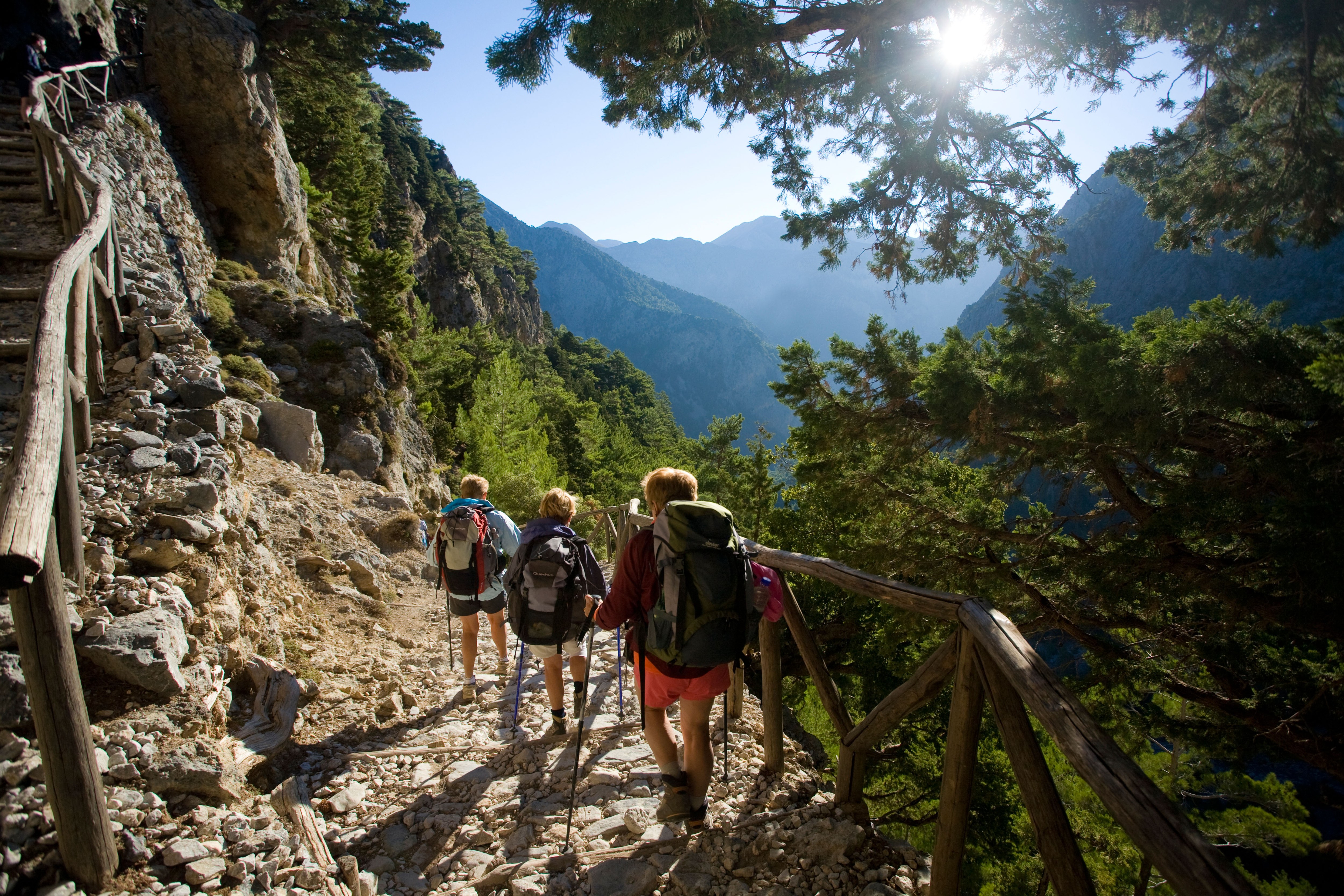 Hiking in the White Mountains of Crete