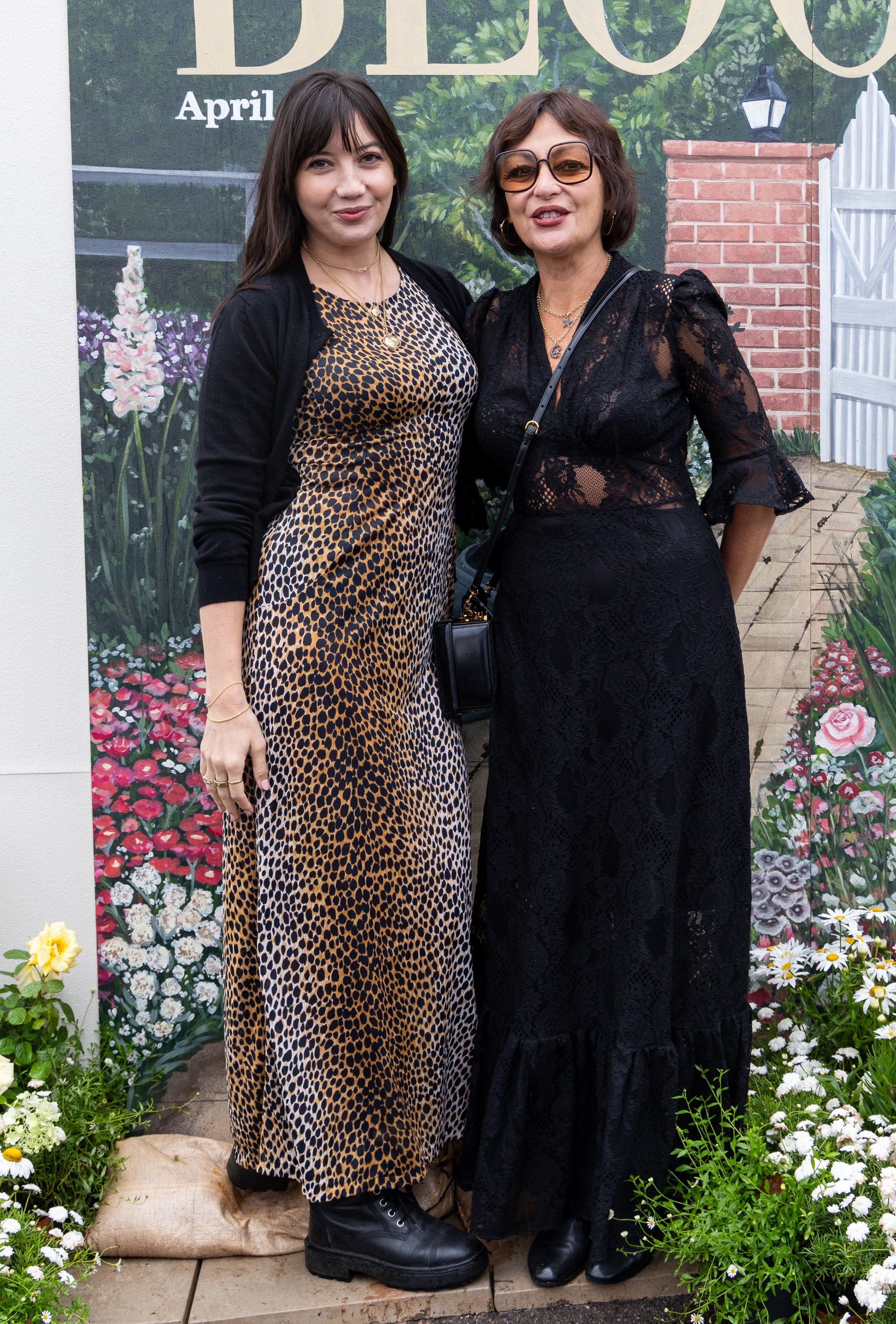 Daisy Lowe and Pearl Lowe at the 2024 Goodwood Revival.